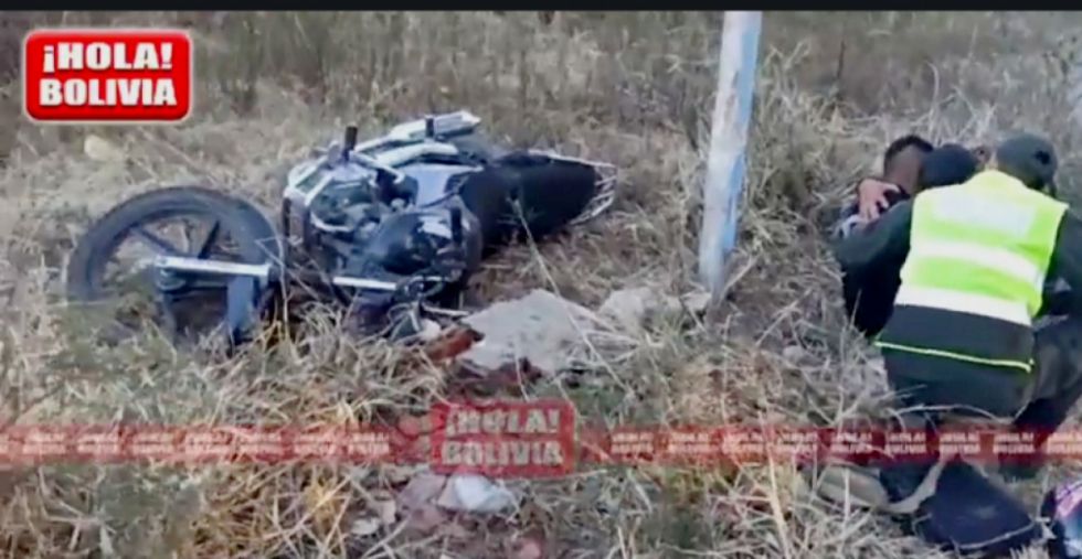 Motociclista se accidenta en El Cadillar