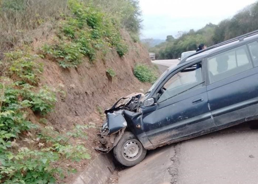 Reportan accidente en la ruta Tarija - Caraparí