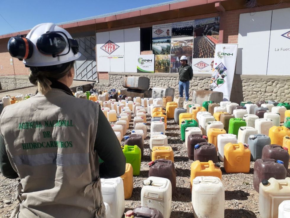 ANH incauta 3.200 litros de combustibles