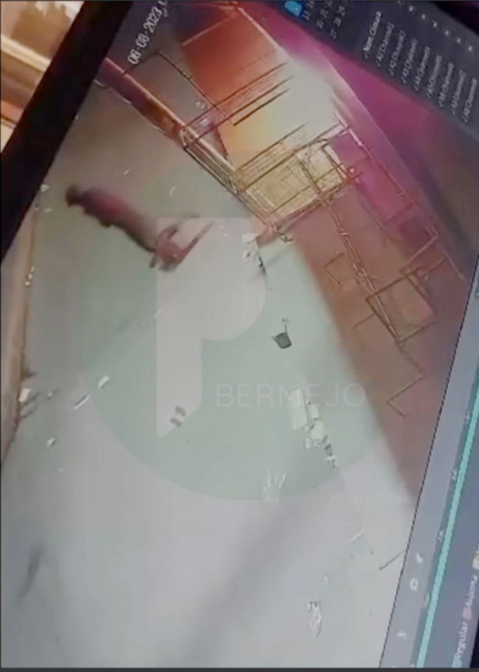 Bermejo: Cámaras muestran que incendio a negocio fue provocado