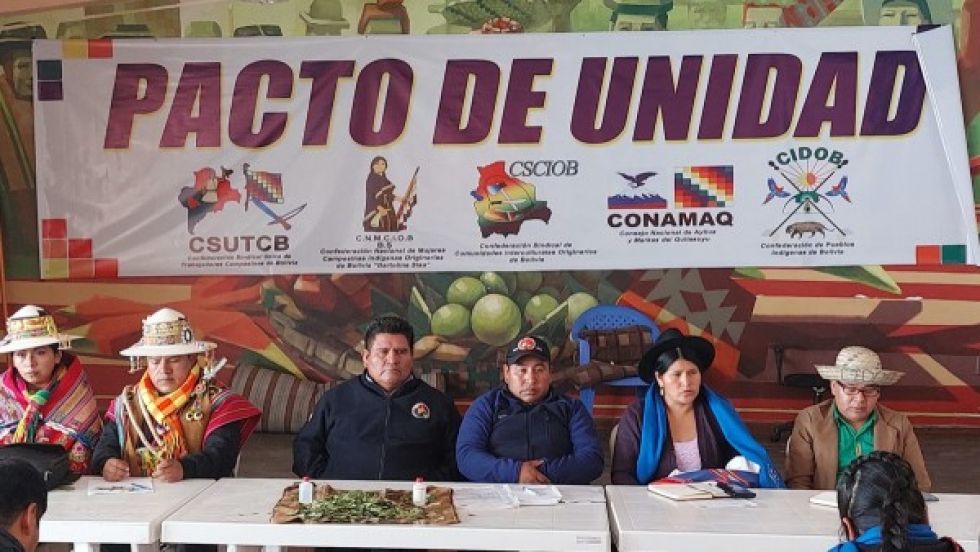 "Arcistas" admiten que el Pacto de Unidad se debilita y piden resignarse a dirigencias “evistas”