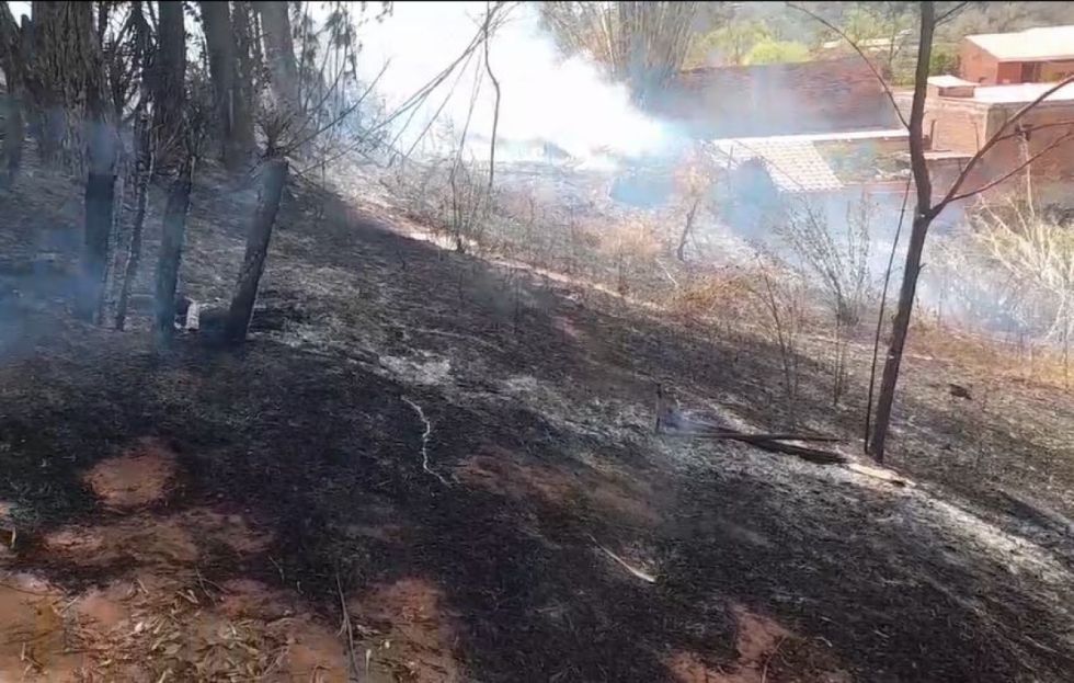 Se registra un incendio en el barrio Cañaveral de Entre Ríos