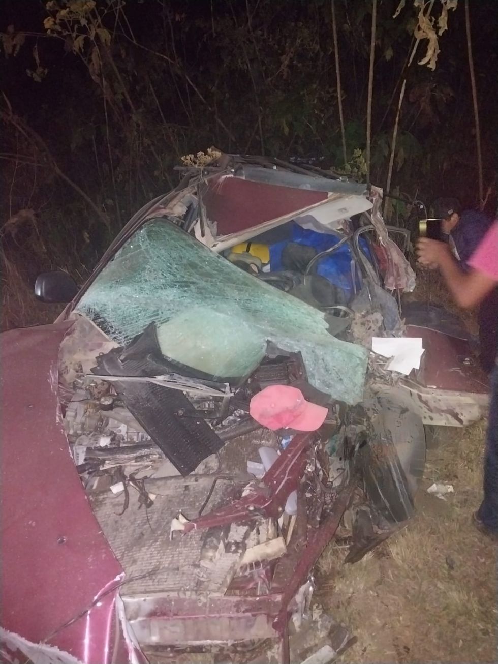 Fallece conductor de vagoneta Ipsum que colisionó en la ruta Tarija-Bermejo