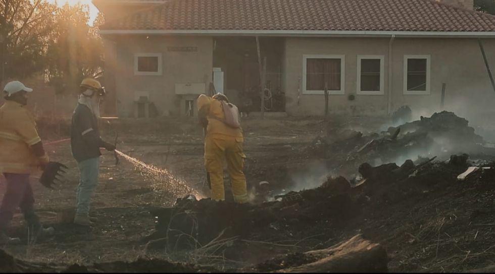 Cortocircuito causó incendio en la casa de Víctor Paz
