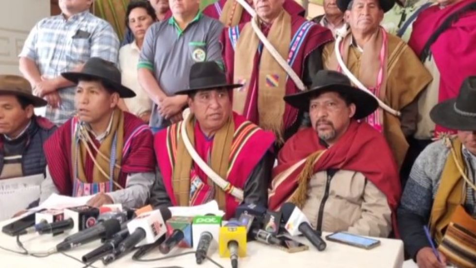 “Es que no tienen bases”: Csutcb “arcista” califica de “fracaso” la suspensión del bloqueo “evista”