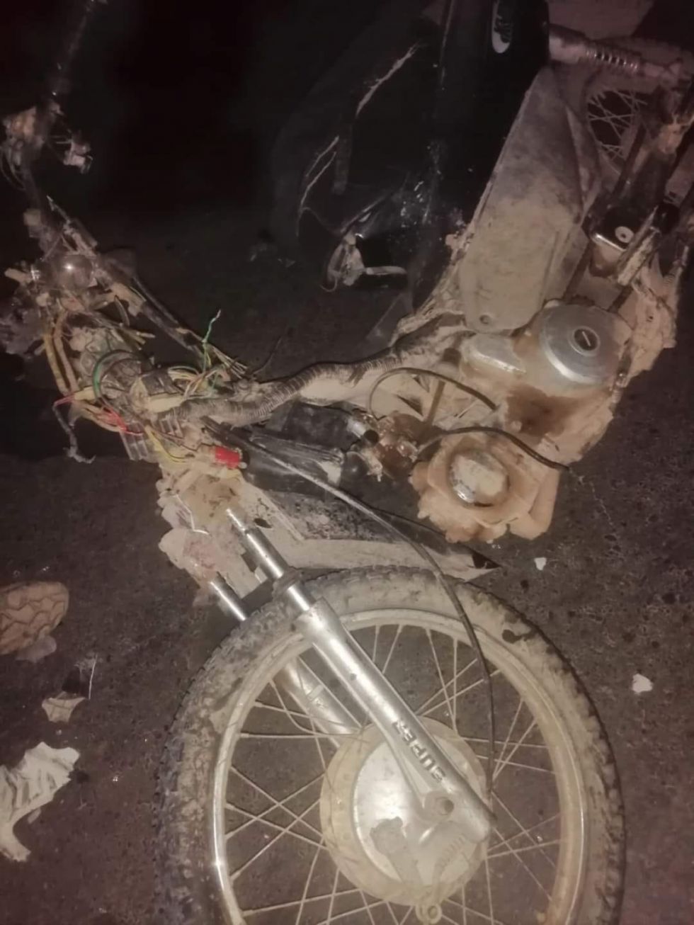 Muere motociclista sin casco que invadió carril en la ruta 9 de Yacuiba