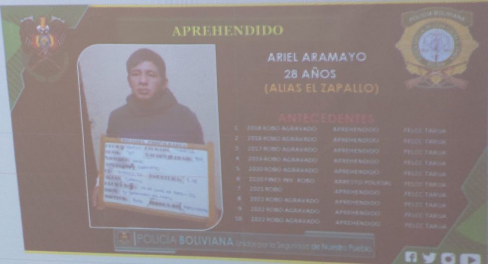 Nuevamente cae “El Zapallo” en manos de la Policía