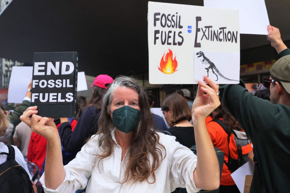 En Nueva York piden el fin de los combustibles fósiles