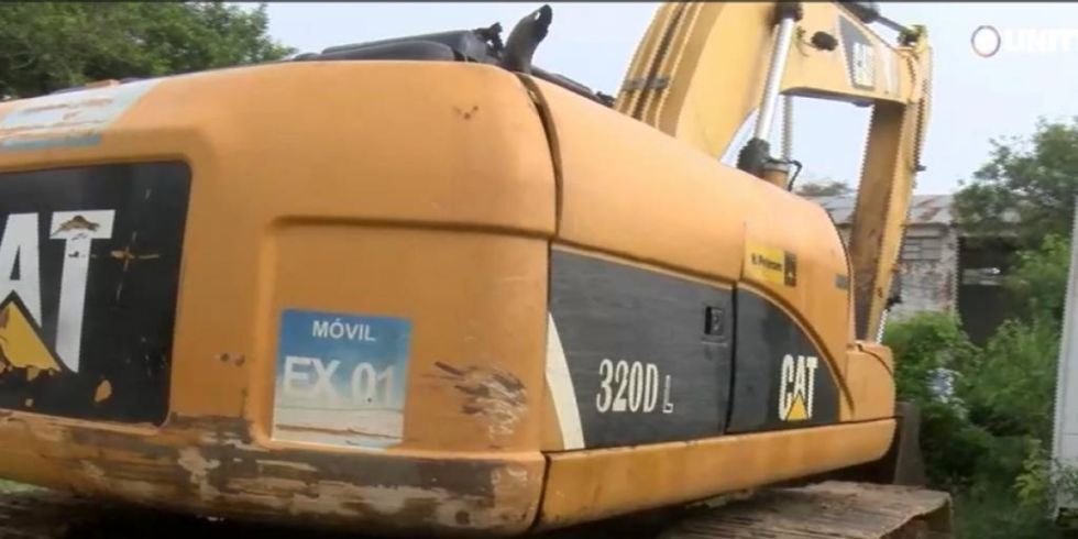 Hallan en Santa Cruz una excavadora robada en Paraguay, valía más de $us 100.000