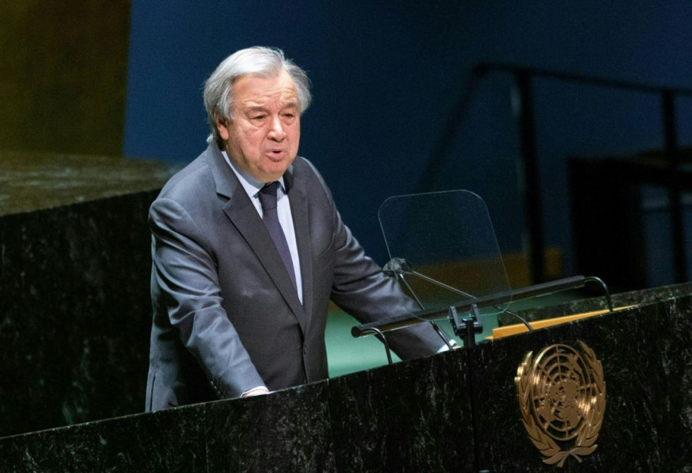 Guterres advierte nueva carrera armamentista global