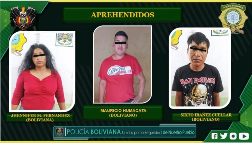 Policía aprehende a los autores de un asesinato en el barrio El Paraíso  