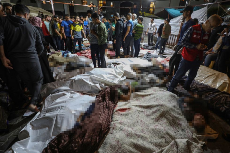 Al menos 500 muertos tras un ataque a un hospital en Gaza