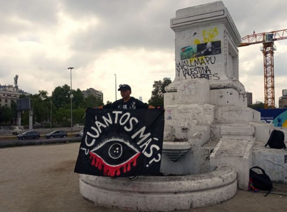 Aniversario estallido social: Jóvenes protestan en Chile