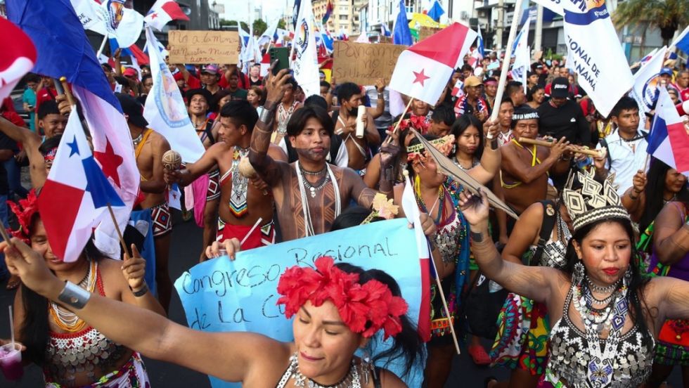 Panamá y otra jornada contra la ley minera