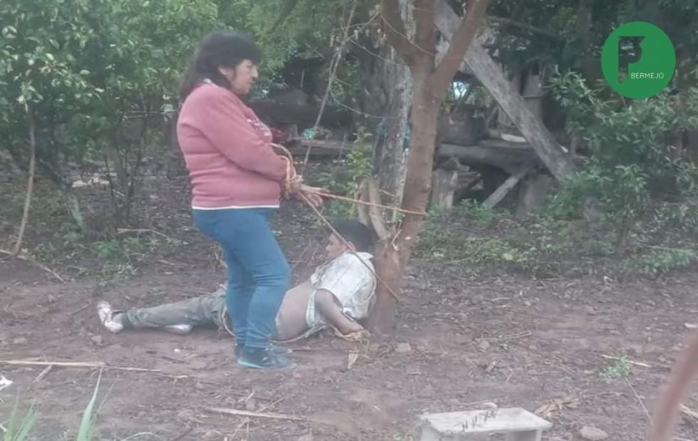 Vecinos atrapan a ladrón en Bermejo y casi lo linchan