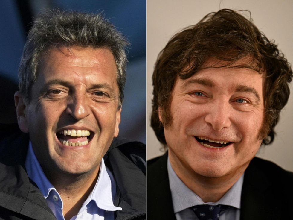 Así se encaminan Massa y Milei al balotaje en Argentina