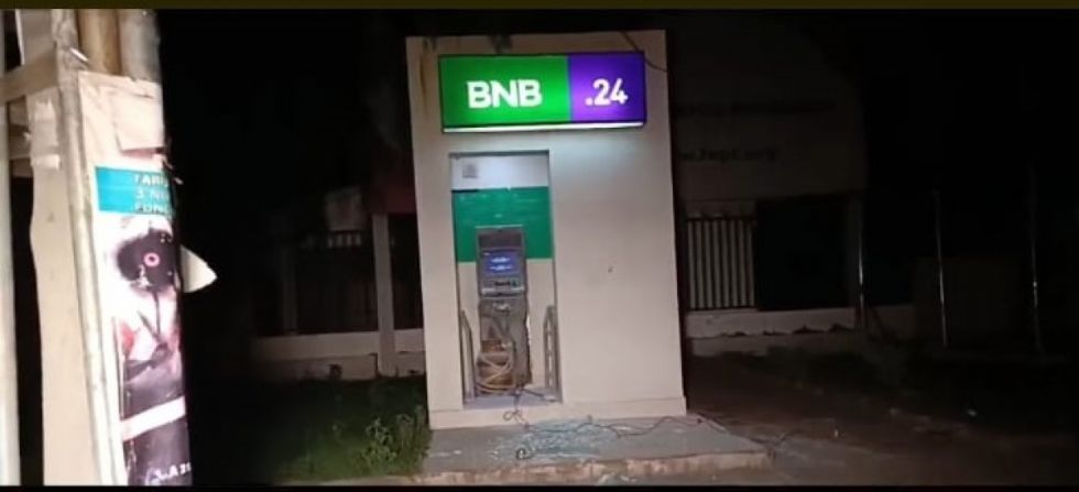 Tarija: Intentaron robar un cajero automático con una garrafa 