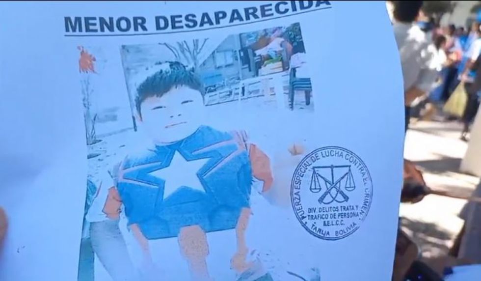 Niño de 11 años desaparece en Tarija tras confesar haber reprobado Religión