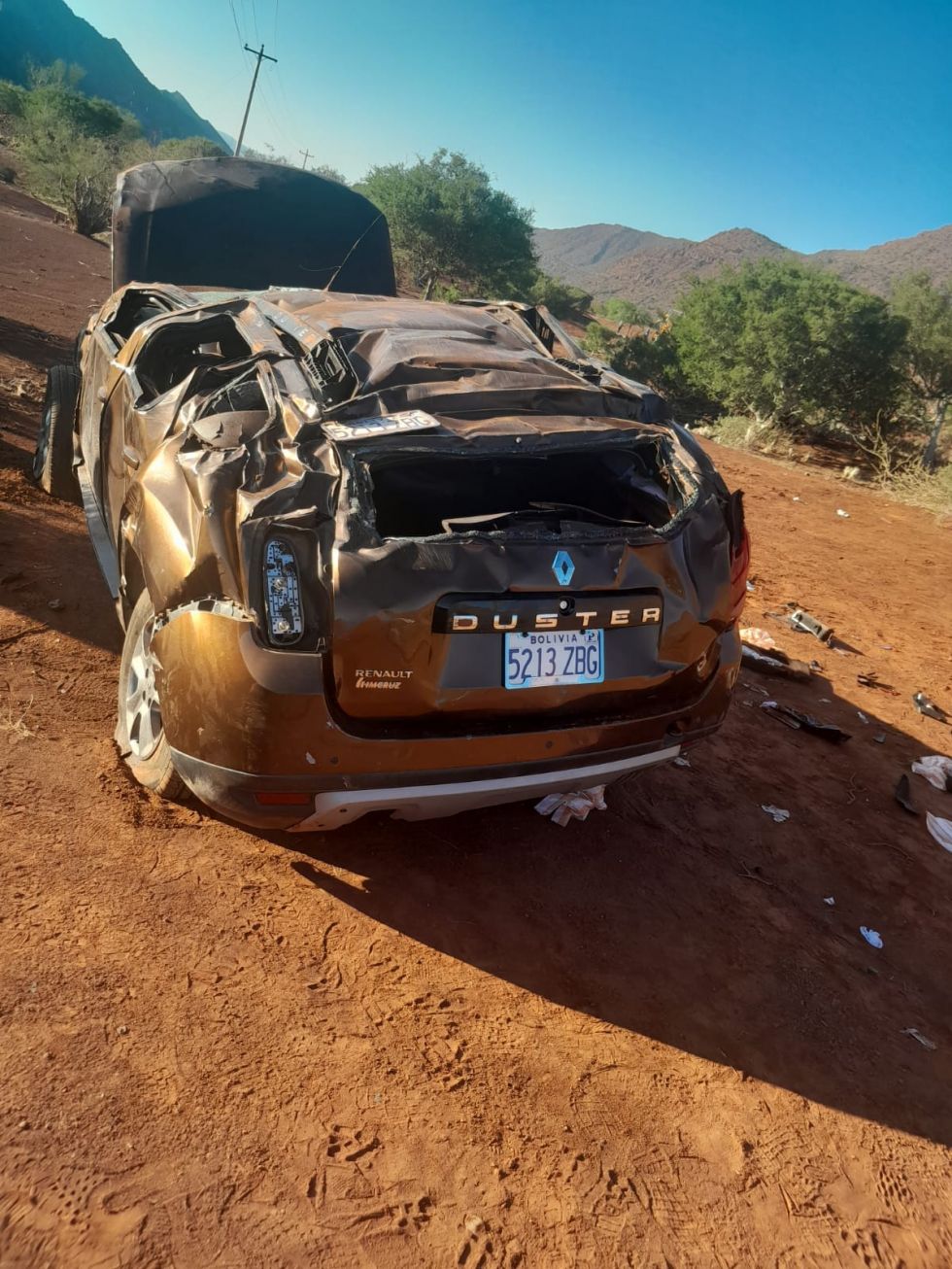 Accidente en la ruta Villa Abecia - Tarija cobra la vida de una joven