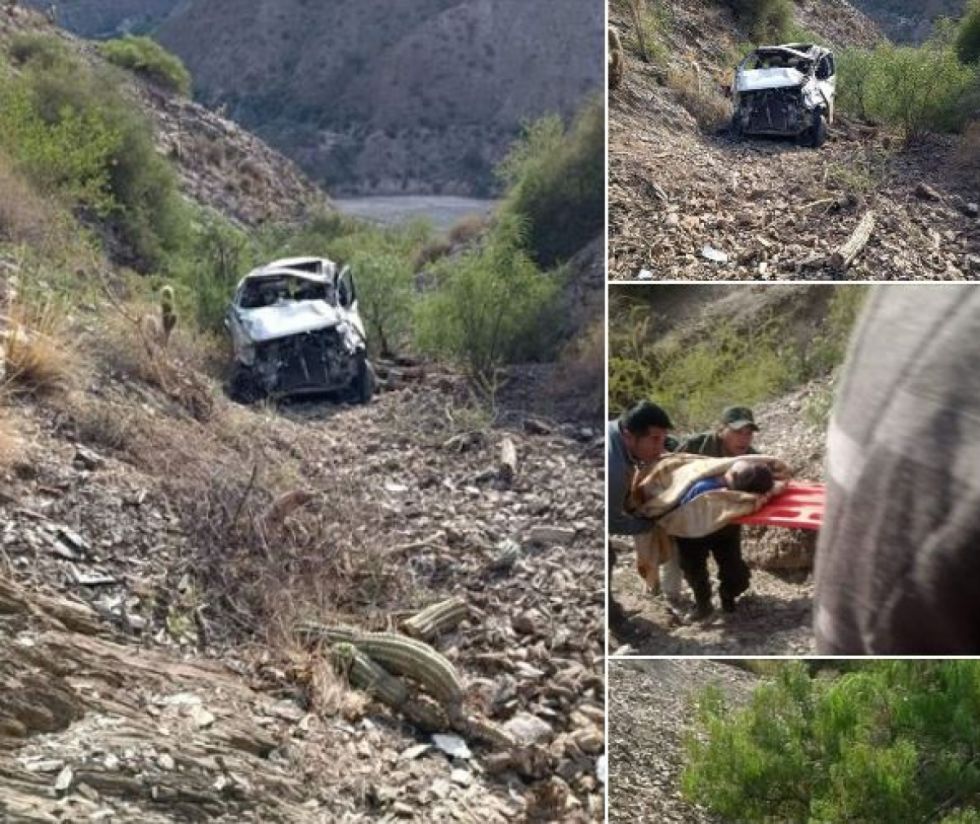 Accidente en la ruta Villazón-Tarija deja 13 heridos, incluidos 7 menores de edad