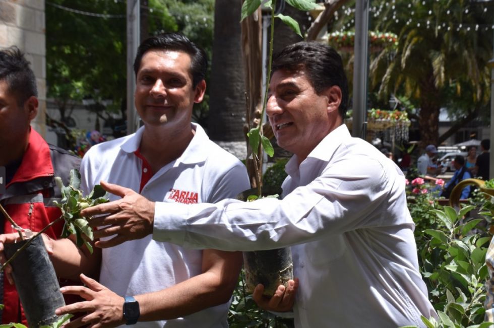 Torres entrega 8 mil plantines para frutales