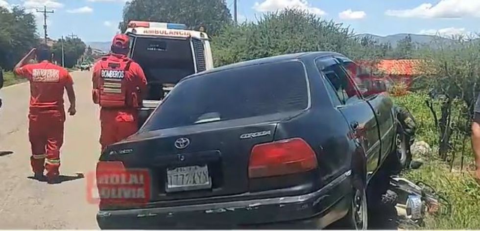 Accidente en carretera a Turumayo en Tarija deja un herido 