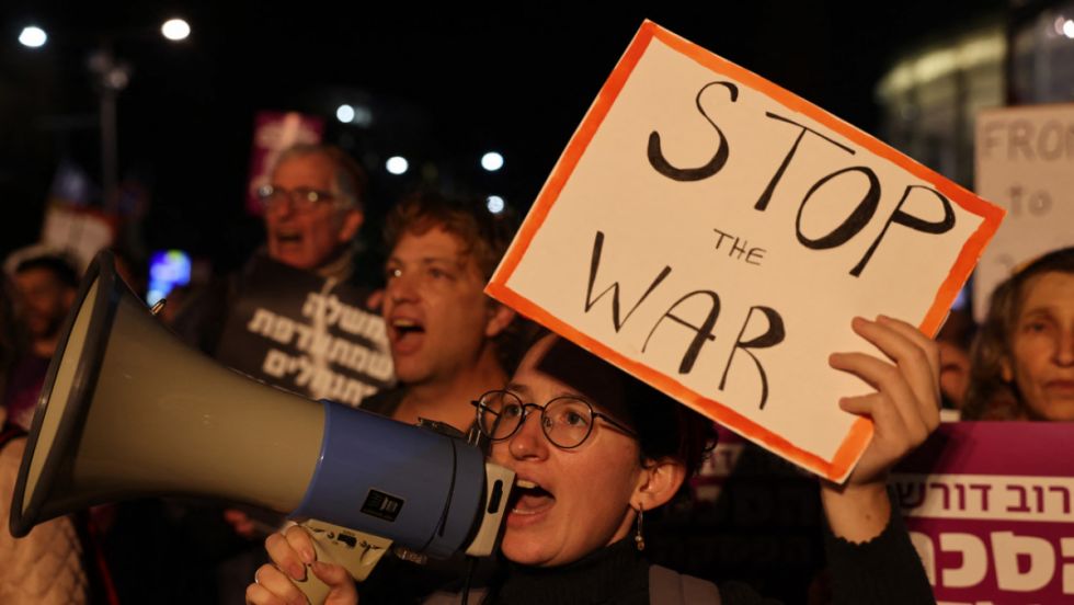 Protestan en Israel contra Netanyahu