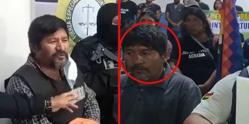 Sixto Canaza regresa a Palmasola por el caso Pailitas