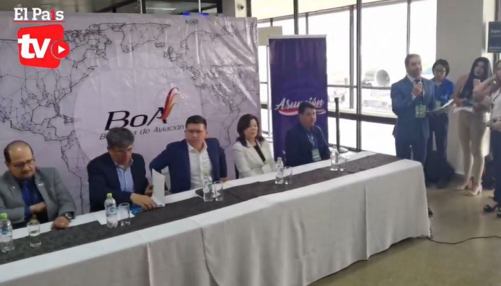 BoA inaugura nueva ruta internacional Bolivia - Paraguay