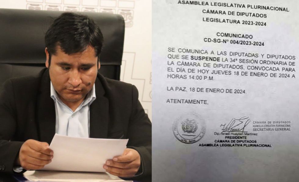 Presidente de Diputados suspende sesión donde se trataría tema de las judiciales