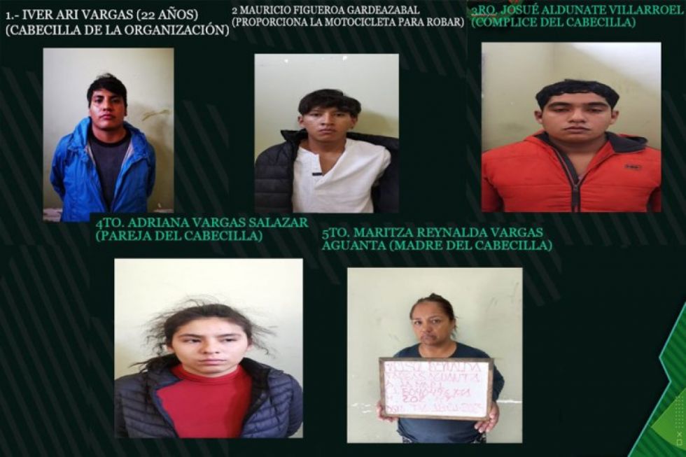 Desbaratan banda dedicada al robo de motos en Tarija