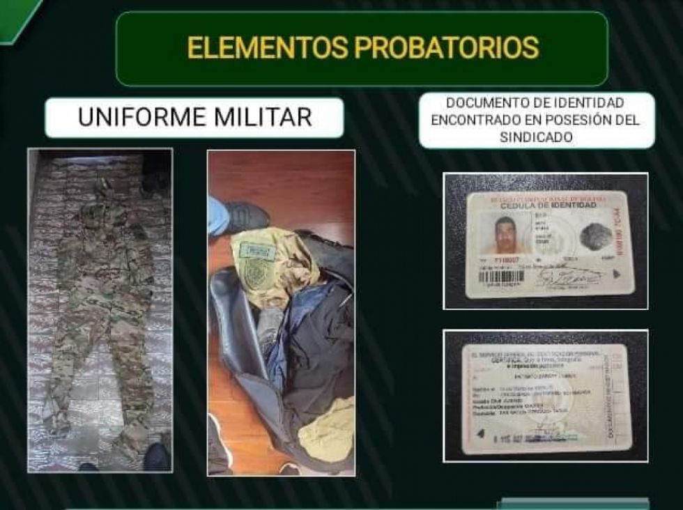 Dan detención preventiva para el falso militar