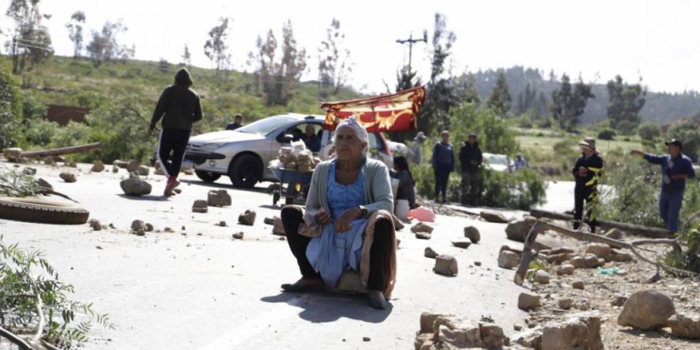 Evistas mantienen 12 puntos de bloqueo, todos en Cochabamba 