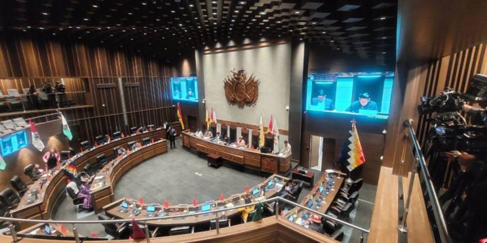 Senado sanciona por unanimidad la ley de elecciones judiciales y su promulgación está en manos de Luis Arce