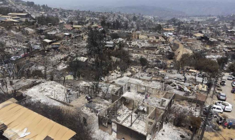 Incendios: Mantienen la alerta roja en Valparaíso