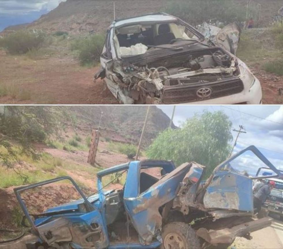 Aseguran que el conductor y oficiales de la Policía viajaban ebrios en la ruta Tarija - Potosí