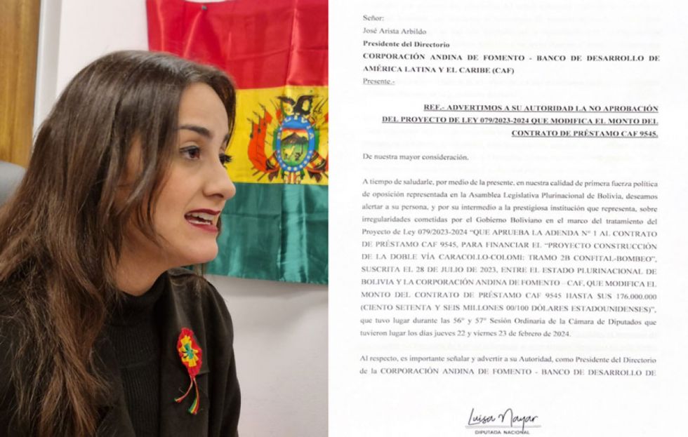 CC avisa a la CAF que no se aprobó crédito en Diputados y que no se deje ‘sorprender’