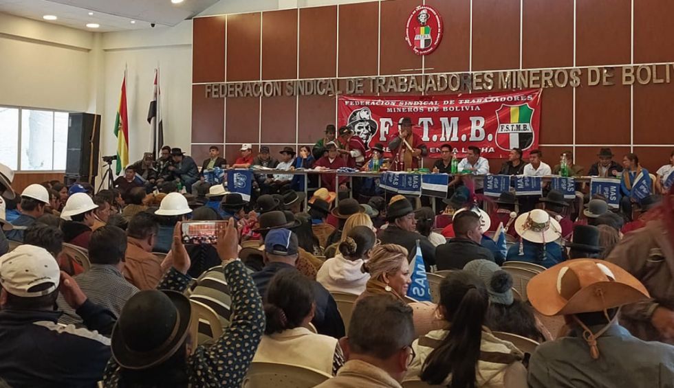 El Pacto de Unidad ‘arcista’ define que el Congreso del MAS será del 3 al 5 de mayo en El Alto