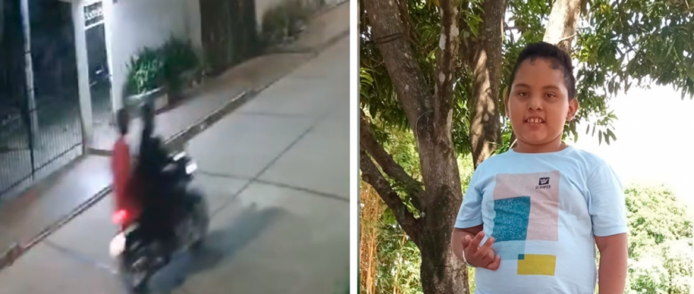Niño de 9 años fue raptado por desconocidos en motocicleta en la calle