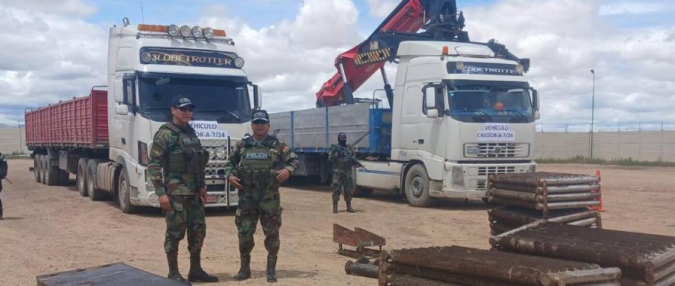 Allanan un galpón y una casa en Santa Cruz por las 7 toneladas de droga halladas en Oruro