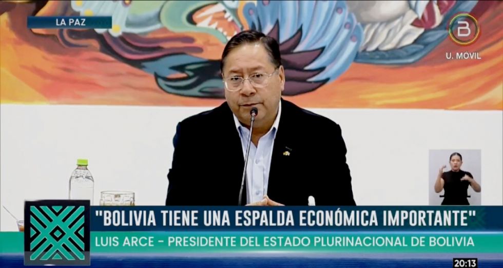Luis Arce: Antes se recibía recreo en dólares 