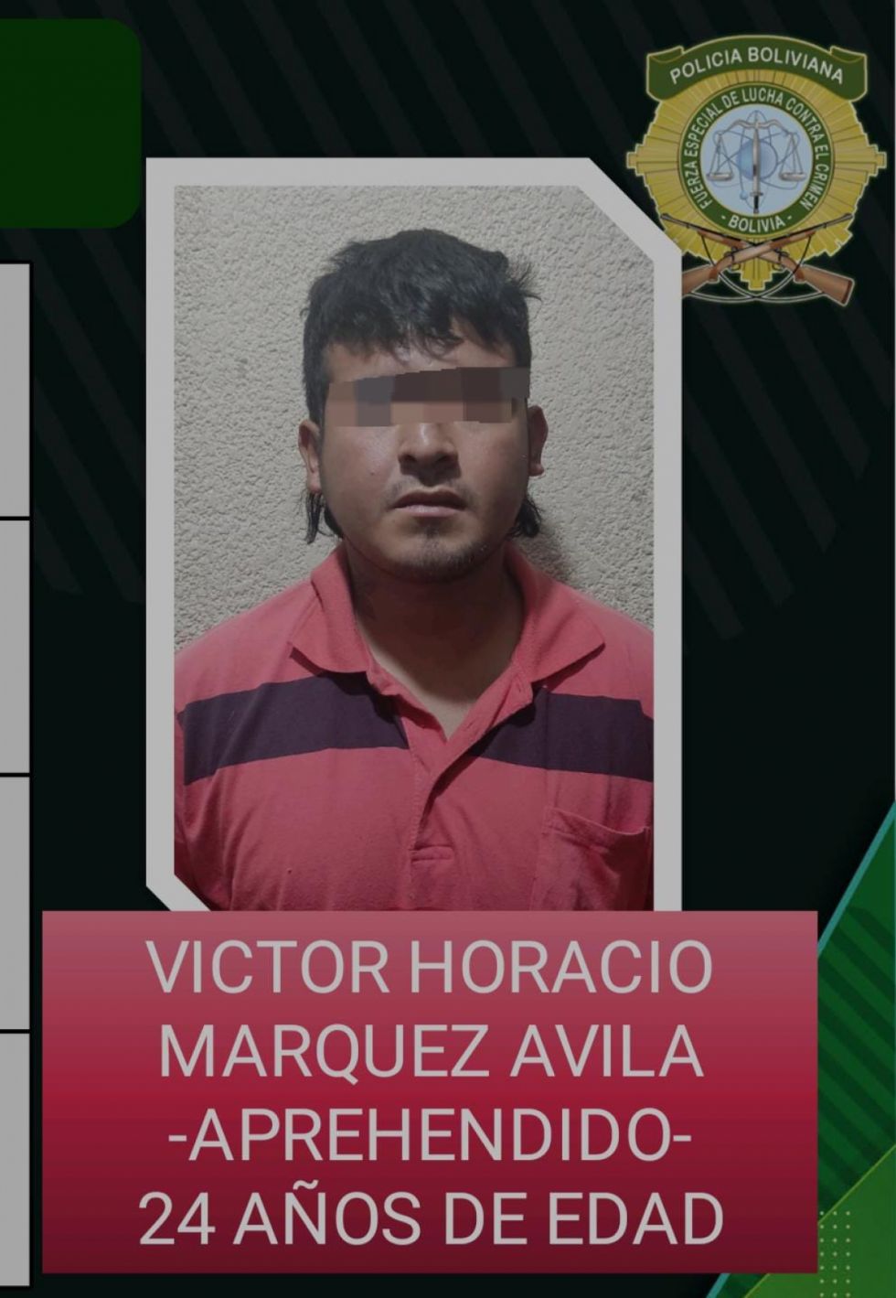 Tarija: Dan domiciliaria a delincuente prontuariado