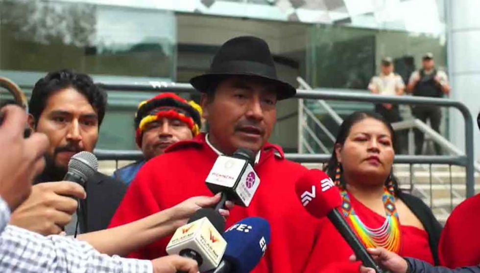 Ecuador: Conaie denuncia decreto minero ante Corte