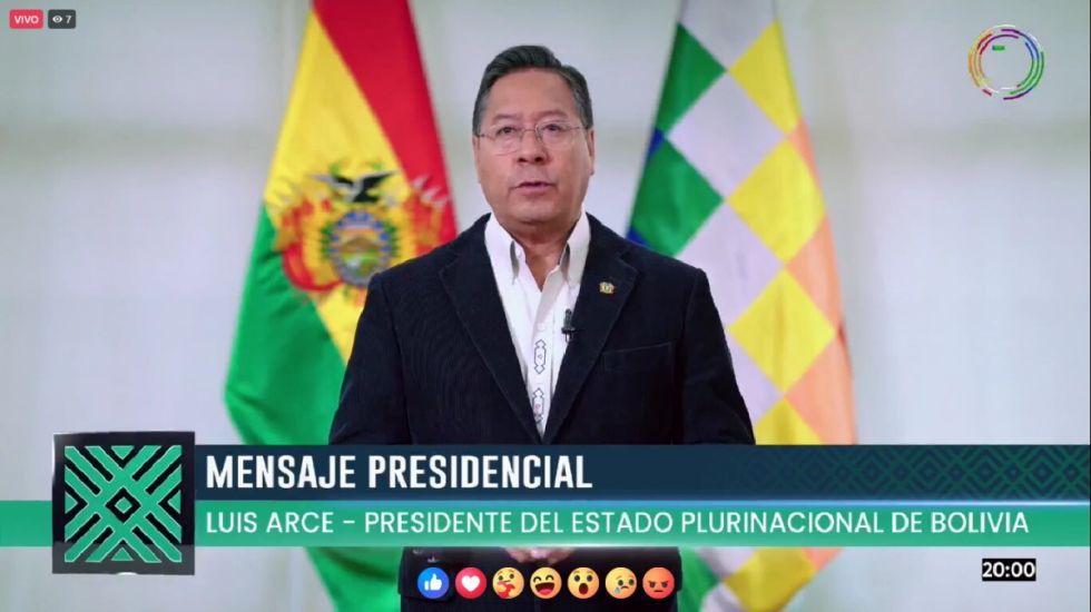 Luis Arce emitió un mensaje previo al Censo 2024