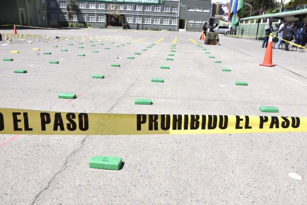En lo que va del año incautan más de 18 t de droga