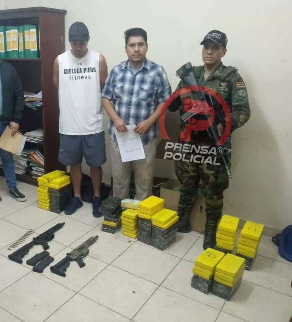 Bermejo: Cae ciudadano argentino con más de 70 kilos de droga ocultos en su casa