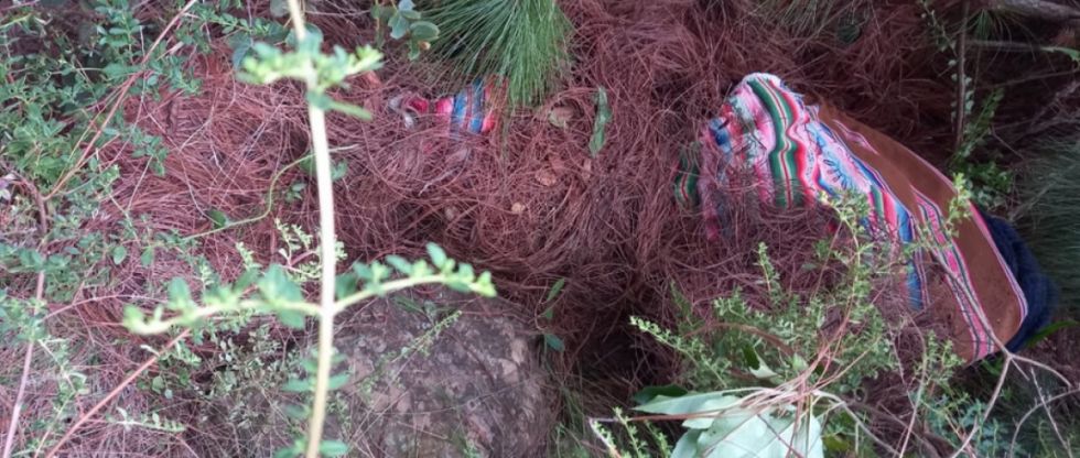 Hallan a mujer sin vida dentro de una zanja en Pocona, tenía el rostro desfigurado y otros signos de violencia