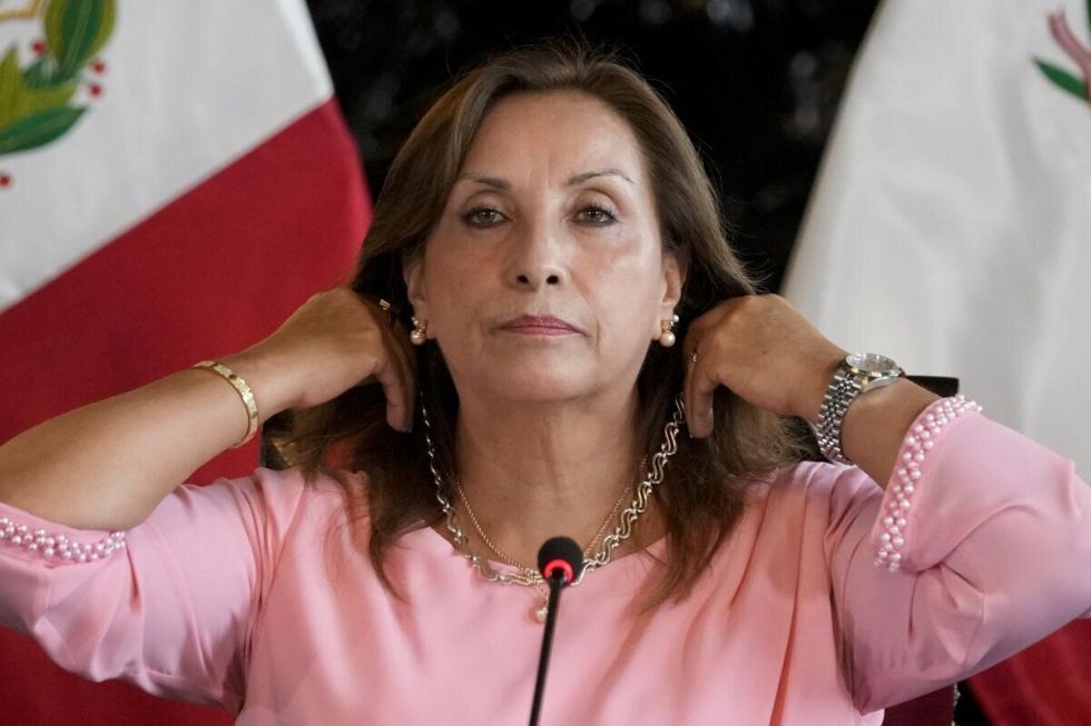 Boluarte fue interrogada por el fiscal de la Nación