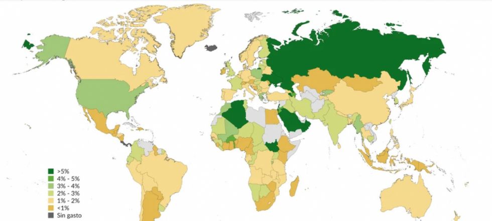 Un mundo a la defensiva: el gasto militar sigue marcando récords