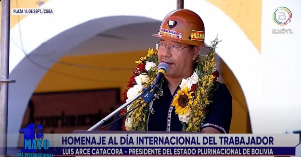 Arce: Nunca traicionaremos a la clase trabajadora